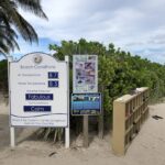 Marriott beach entrance