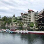 Mohonk House from trail